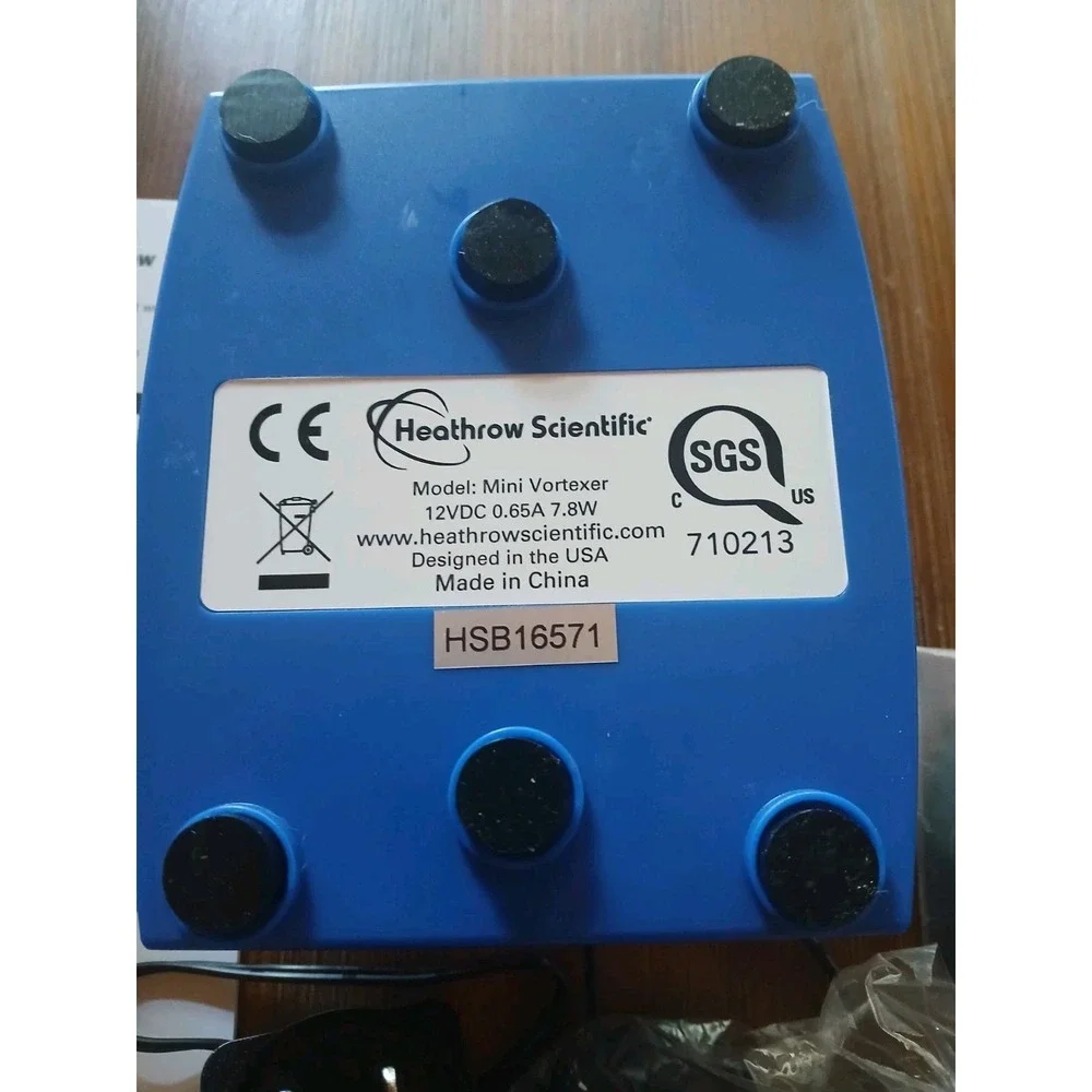 Heathrow Scientific Mini Vortex Mixer Vortexer 12v HSB16571‎ F3